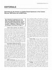 Research paper thumbnail of Searching for the Answer to Irritable Bowel Syndrome in the Colonic Mucosa: SERTainty and UnSERTainty