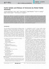 Research paper thumbnail of Facile Uptake and Release of Ammonia by Nickel Halide Ammines