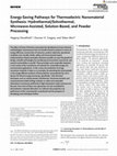 Research paper thumbnail of Energy‐Saving Pathways for Thermoelectric Nanomaterial Synthesis: Hydrothermal/Solvothermal, Microwave‐Assisted, Solution‐Based, and Powder Processing