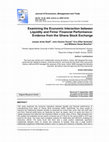 Research paper thumbnail of Examining the Economic Interaction between Liquidity and Firms’ Financial Performance: Evidence from the Ghana Stock Exchange