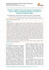 Research paper thumbnail of Predictive Validity of University Entrance Examinations , a Case of College of Technology Education , University of Education , Winneba , Ghana