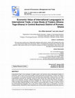 Research paper thumbnail of Economic Value of International Language(s) in International Trade, a Case Study of Traders (Ghana-Togo-Ghana) in Central Business District of Kumasi, Ghana