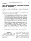 Research paper thumbnail of Fasting and Post-Challenge Glucose as Quantitative Cardiovascular Risk Factors: A Meta-Analysis