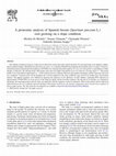 Research paper thumbnail of A proteomic analysis of Spanish broom (Spartium junceum L.) root growing on a slope condition