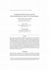 Research paper thumbnail of Computing preferred answer sets by meta-interpretation in Answer Set Programming