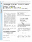 Research paper thumbnail of Attuning to In‐the‐Red Frequencies with/in Readers Workshop