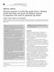 Research paper thumbnail of Placental expression of insulin-like growth factor-I, fibroblast growth factor-basic, and neural cell adhesion molecule in preeclampsia