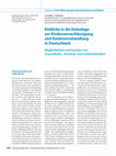 Research paper thumbnail of Einblicke in die Datenlage zur Kindesvernachlässigung und Kindesmisshandlung in Deutschland