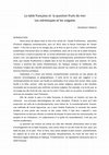 Research paper thumbnail of La table française et la question fruits de mer Les stéréotypes et les vulgates