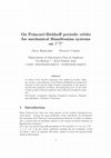 Research paper thumbnail of On Poincaré-Birkhoff periodic orbits for mechanical Hamiltonian systems on $T^*{\mathbb T}^n$