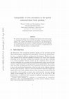 Research paper thumbnail of Integrability of close encounters in the spatial restricted three-body problem