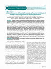 Research paper thumbnail of In Silico Screening of Natural Products as Potential Inhibitors of SARS-CoV-2 Using Molecular Docking Simulation