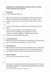 Research paper thumbnail of Developing a new health‐related policy analysis tool: An action research cooperative inquiry approach