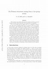 Research paper thumbnail of On Poisson structures arising from a Lie group action