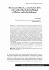 Research paper thumbnail of Meenutatud keel ja unustatud kiri: rahvalikud keelekorraldajad J. Hurda rahvaluulekogus