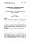 Research paper thumbnail of La filosofia breve. Sulla scrittura aforistica e frammentaria di Emil Cioran