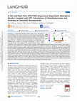 Research paper thumbnail of In Situ and Real-Time ATR-FTIR Temperature-Dependent Adsorption Kinetics Coupled with DFT Calculations of Dimethylarsinate and Arsenate on Hematite Nanoparticles