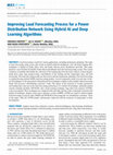 Research paper thumbnail of Improving Load Forecasting Process for a Power Distribution Network Using Hybrid AI and Deep Learning Algorithms