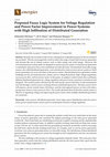 Research paper thumbnail of Proposed Fuzzy Logic System for Voltage Regulation and Power Factor Improvement in Power Systems with High Infiltration of Distributed Generation