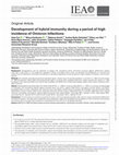 Research paper thumbnail of Development of hybrid immunity during a period of high incidence of Omicron infections