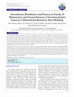 Research paper thumbnail of Groundwater Distribution and Potency in Faculty of Mathematics Natural Sciences, Universitas Jember based 3-Dimensional Resistivity Data Modelling