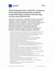 Research paper thumbnail of Central Pathology Review in SENTIX, a Prospective Observational International Study on Sentinel Lymph Node Biopsy in Patients with Early-Stage Cervical Cancer (ENGOT-CX2)