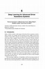 Research paper thumbnail of Deep Learning for Advanced Driver Assistance Systems