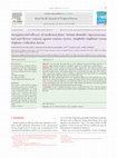 Research paper thumbnail of Mosquitocidal efficacy of medicinal plant, Nerium oleander (Apocynaceae), leaf and flower extracts against malaria vector, Anopheles stephensi Liston (Diptera: Culicidae) larvae