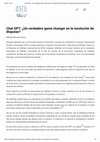 Research paper thumbnail of Chat GPT: ¿Un verdadero game changer en la resolución de disputas?