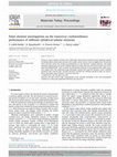 Research paper thumbnail of Finite element investigations on the transverse crashworthiness performance of stiffened cylindrical tubular elements