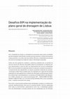 Research paper thumbnail of Desafios BIM na implementação do plano geral de drenagem de Lisboa