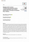 Research paper thumbnail of Singing truth to power: Transformative (gender) justice, musical spatialities and creative performance in periods of transition from violence