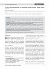 Research paper thumbnail of A survey assessing methods of maintaining denture hygiene among denture wearers