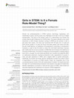 Research paper thumbnail of Girls in STEM. Is it a role model thing?