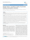 Research paper thumbnail of Nuclear factor I revealed as family of promoter binding transcription activators