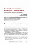 Research paper thumbnail of Para além do eurocentrismo: reconstruindo a teoria das greves