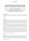 Research paper thumbnail of Blood Zinc Profile and Fecal Analysis of Colitis Patients in Cipto Mangunkusumo General Hospital