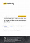 Research paper thumbnail of Sentiment Analysis of Social Media Data on Ebola Outbreak Using Deep Learning Classifiers