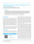 Research paper thumbnail of Transjugular closure of a two-hole atrial septal defect in a child with iliac vein thrombosis