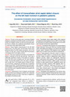 Research paper thumbnail of The Effect of Transcatheter Atrial Septal Defect Closure on Left Heart Function in Pediatric Patients