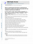 Research paper thumbnail of Effect of a multicomponent intervention on achievement and improvements in quality‐of‐care indices among people with Type 2 diabetes in South Asia: the CARRS trial