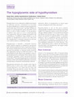 Research paper thumbnail of The hypoglycemic side of hypothyroidism