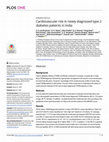 Research paper thumbnail of Cardiovascular risk in newly diagnosed type 2 diabetes patients in India