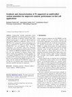 Research paper thumbnail of Synthesis and characterization of Pt supported on multiwalled carbon nanotubes for improved catalytic performance in fuel cell applications