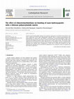 Research paper thumbnail of The effect of chlorotrimethylsilane on bonding of nano hydroxyapatite with a chitosan–polyacrylamide matrix