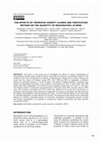 Research paper thumbnail of The effects of Prokupac variety clones and vinification method on the quantity of resveratrol in wine