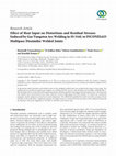 Research paper thumbnail of Effect of Heat Input on Distortions and Residual Stresses Induced by Gas Tungsten Arc Welding in SS 316L to INCONEL625 Multipass Dissimilar Welded Joints