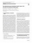 Research paper thumbnail of Intra-abdominal pressure monitoring in cardiac surgery: is this the canary in the coalmine for kidney injury?