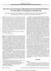 Research paper thumbnail of Decrease of Functioning in Remitted and Non-Remitted Patients 16 Years After a First-Episode Schizophrenia