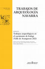 Research paper thumbnail of Trabajos arqueológicos en el yacimiento de Irulegi (Valle de Aranguren) 2021